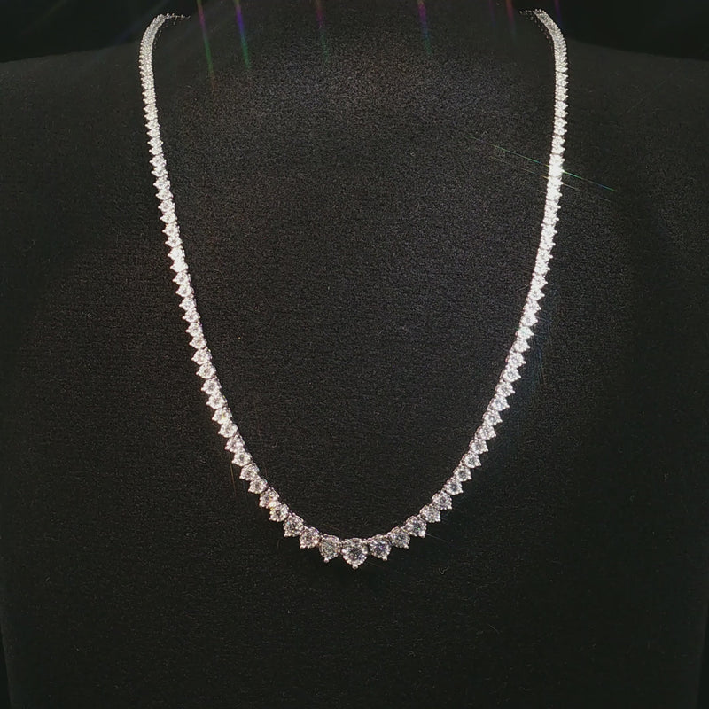Silver 925 Diamond Tennis Chain