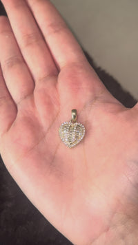 Real 10K Gold Heart Shaped Pendant