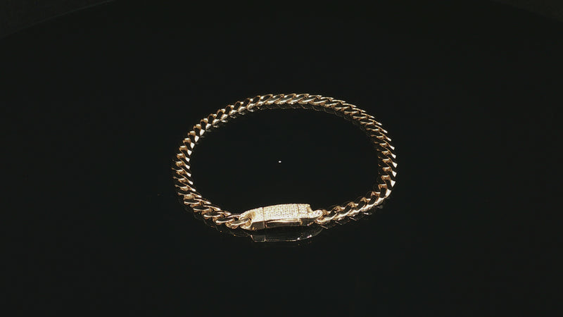 14K 5mm Monaco Bracelet