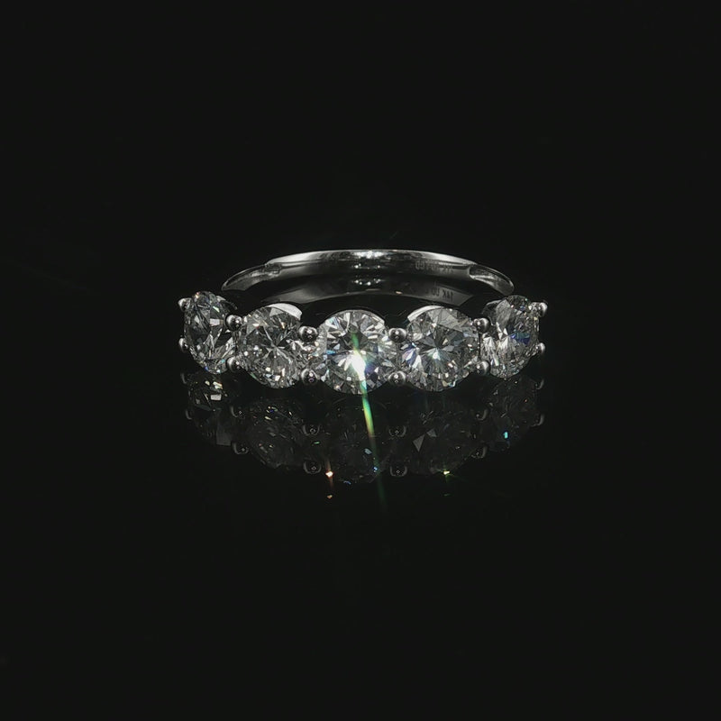 14K 2CTW Lab Diamond Band