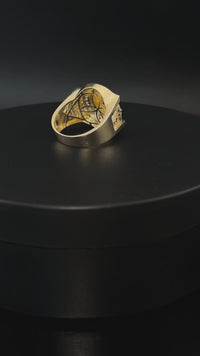 Anillo de oro de 10K auténtico de San Judas